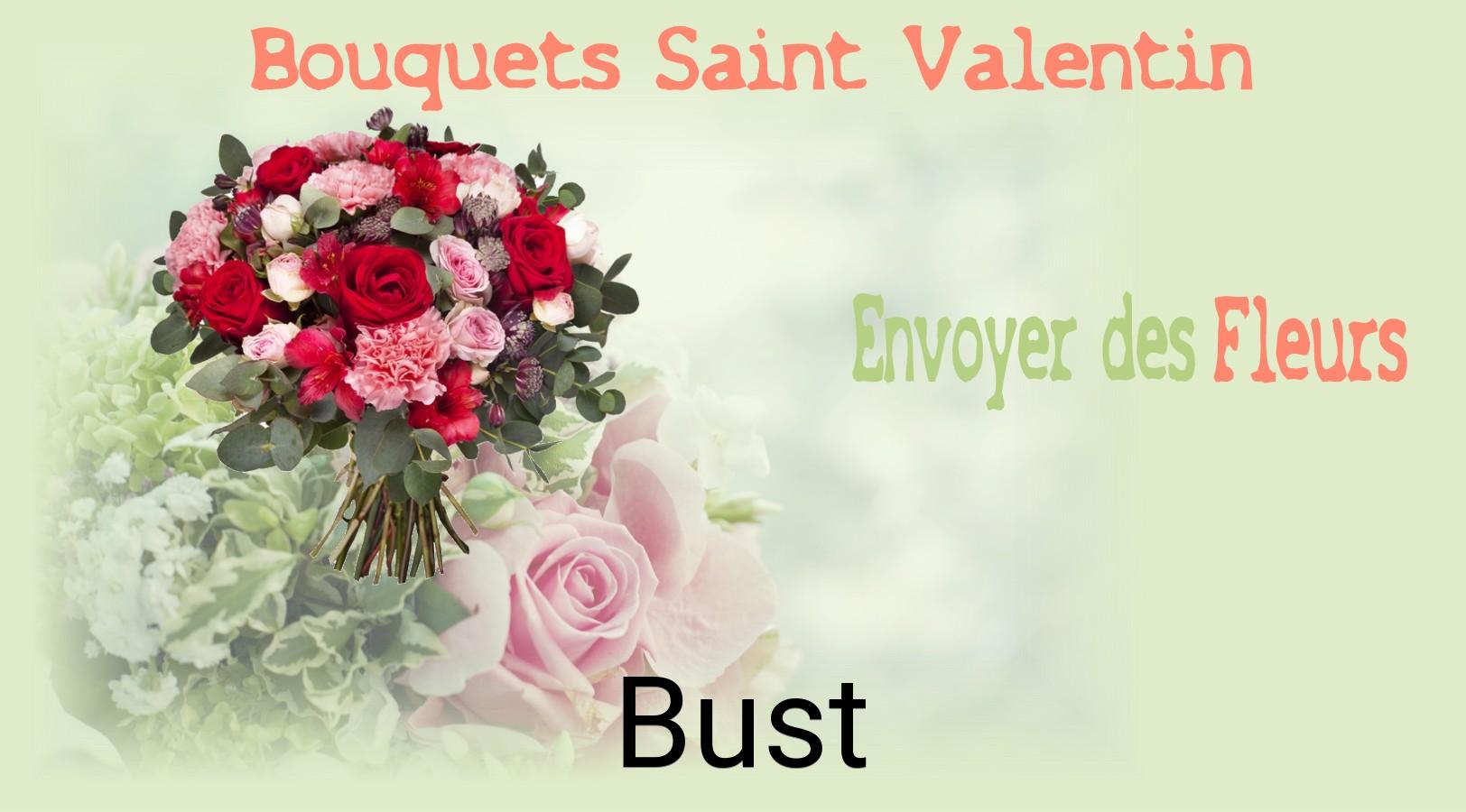Roses de Saint-Valentin livrées à Bust